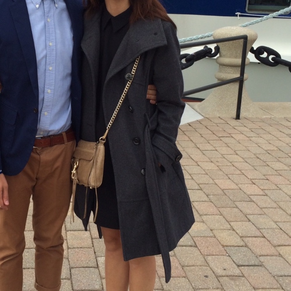 Dark grey Kenneth Cole wool coat